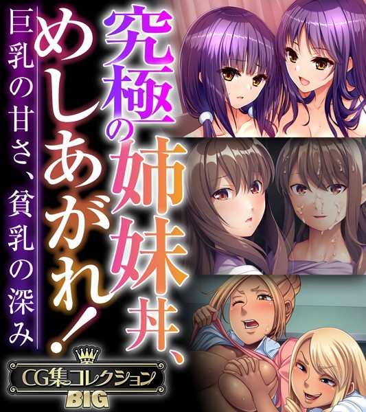 究極の姉妹丼、めしあがれ！〜巨乳の甘さ、貧乳の深み〜【CG集コレクションBIG】  エロ画像9136